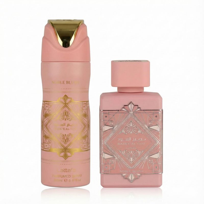 Lattafa Noble Blush Gift Set | Romantic Luxury Fragrance | BotoxBarb