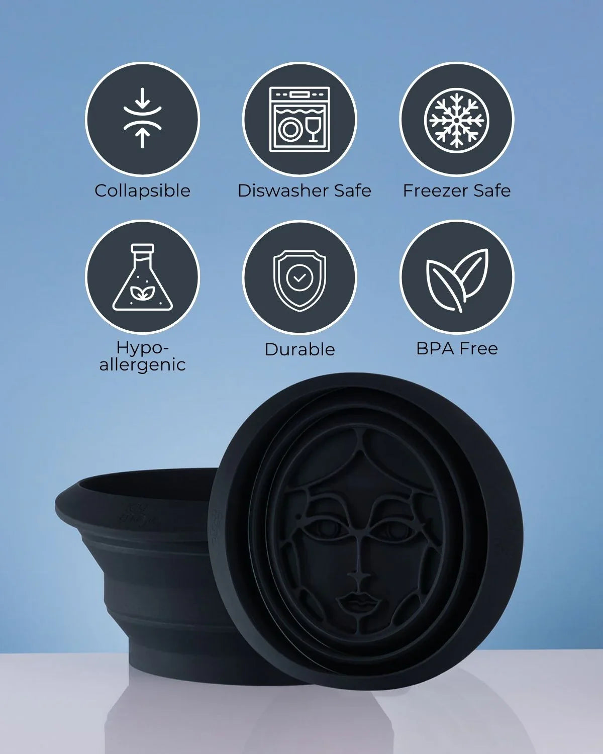 Face Ice Bath Bowl – Foldable Portable Skincare Tool