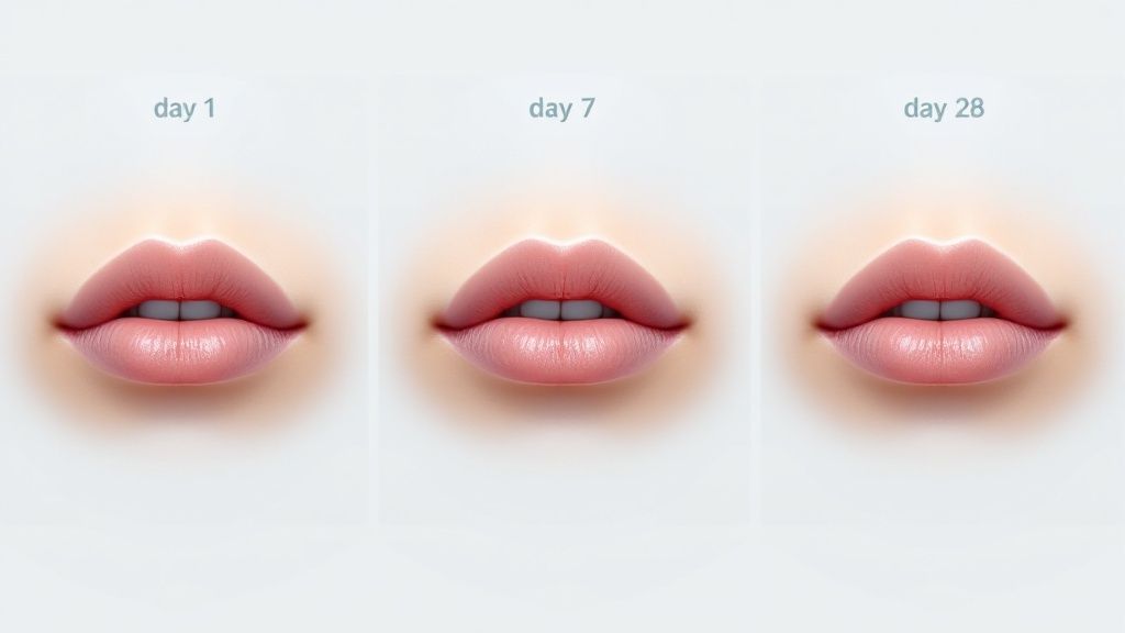 Your Guide to Lip Filler Recovery Time