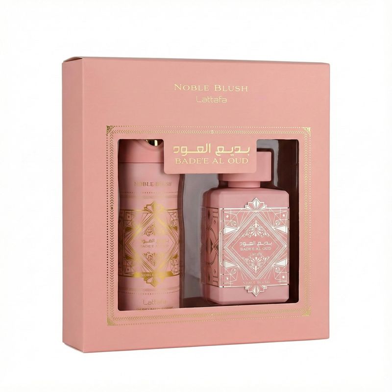 Lattafa Noble Blush Gift Set | Romantic Luxury Fragrance | BotoxBarb