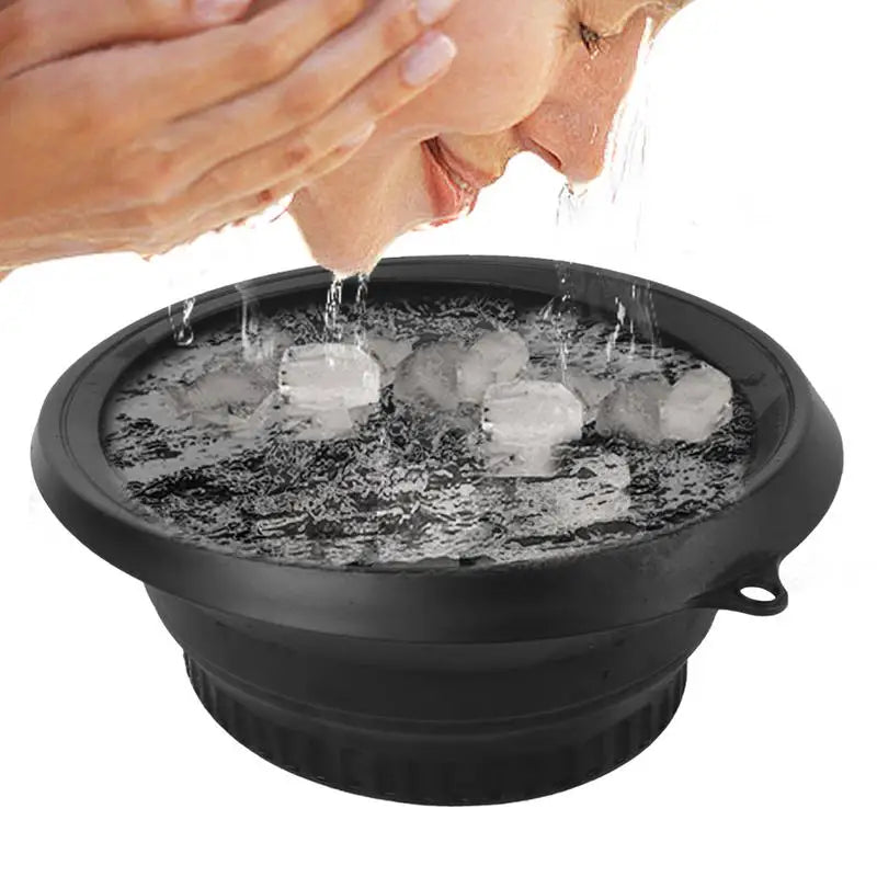 Face Ice Bath Bowl – Foldable Portable Skincare Tool