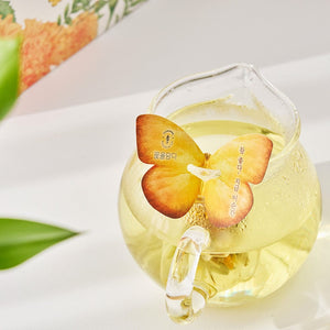 3 Butterfly Tea Bag Yellow Gift Box - BotoxBarb 