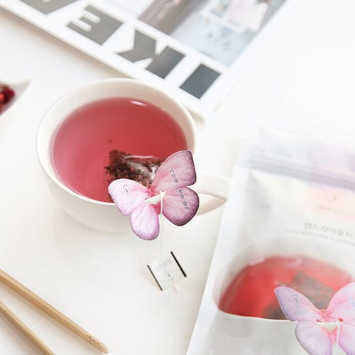 Cockscomb Butterfly Tea Bag Pouch (10ea) - BotoxBarb 