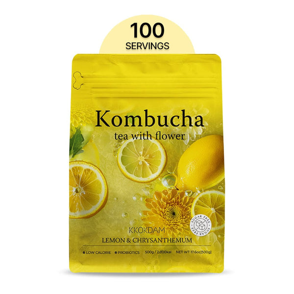 [Launching Event]Flower Kombucha Tea 500g Bulk Pouch(100 Servings) - BotoxBarb 