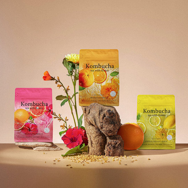 [Launching Event]Flower Kombucha Tea 500g Bulk Pouch(100 Servings) - BotoxBarb 