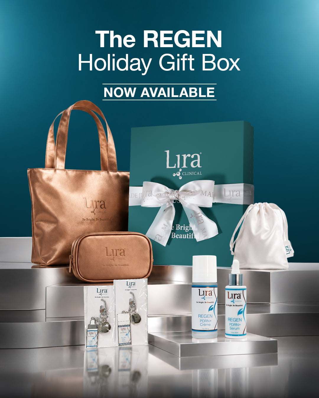 Lira Clinical REGEN Holiday Gift Box – PDRN+ Serum & Crème Set