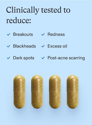 Nutrafol Clear Skin Nutraceutical - Growth Pack (3 month supply)