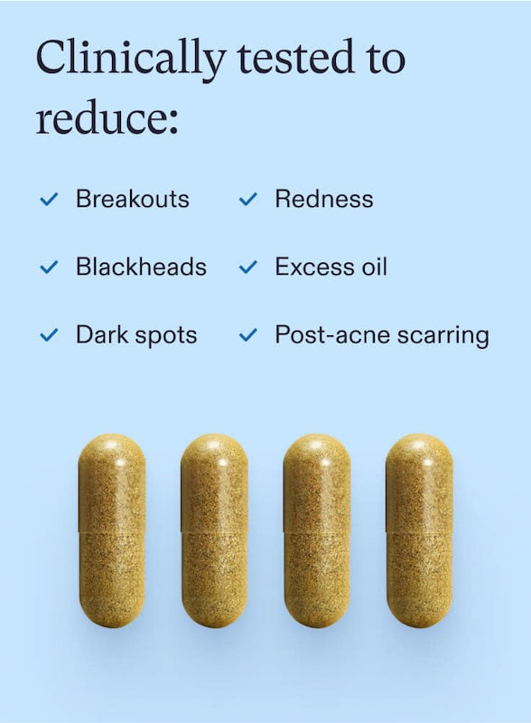 Nutrafol Clear Skin Nutraceutical - Growth Pack (3 month supply)